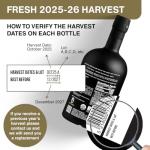 USDA Organic Greek Extra Virgin Olive Oil - 6 Pack