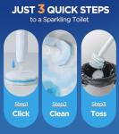 64 Count Clorox Toilet Wand Refills - Powerful Clean