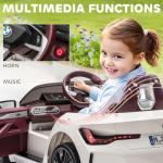 Kids 12V BMW i4 Electric Ride-On Car