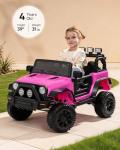 Hot Pink 12V Electric Kid's Ride-On Car