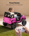 Hot Pink 12V Electric Kid's Ride-On Car