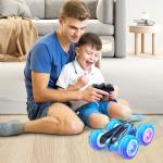 KKONES 360° Stunt Remote Control Car for Kids