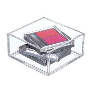 iDesign Clear Decorative Vanity Tray Organizer