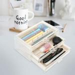 Acrylic Jewelry Organizer with 3 Drawers and Velvet Trays