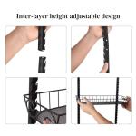 Adjustable 9-Tier Wall Mount Spice Rack