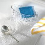 iDesign Clear Suction Sponge Holder for Kitchen & Bath