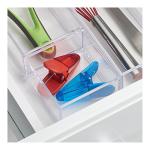 iDesign Clear Decorative Vanity Tray Organizer