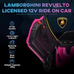 Qaba Lamborghini Revuelto 12V Kids Electric Car