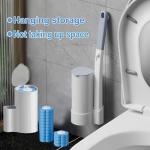 Ucaimao 2 Pack Toilet Brush with 48 Refills