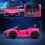 Qaba Lamborghini Revuelto 12V Kids Electric Car