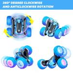KKONES 360° Stunt Remote Control Car for Kids