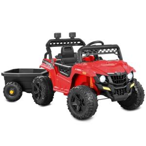 Kids 12V Ride-On UTV Trailer with Remote Control