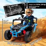Qaba 12V Kids Ride-On Truck with Dual Motors