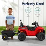 Kids 12V Ride-On UTV Trailer with Remote Control
