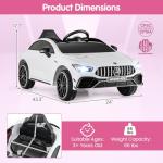 Costzon 12V Mercedes-Benz Kids Electric Car with Remote