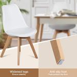 OLIXIS Set of 4 Mid-Century Dining Chairs