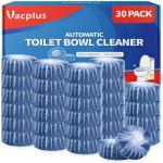 Vacplus Toilet Cleaner Tablets 30 Pack, Powerful Stain Removal
