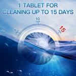 Vacplus Toilet Cleaner Tablets 30 Pack, Powerful Stain Removal