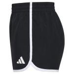 adidas Girls' Black Woven Pacer Shorts, XL