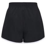 adidas Girls' Black Woven Pacer Shorts, XL
