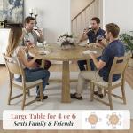 Jocisland 5-Piece Mid-Century Wood Dining Set