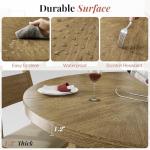 Jocisland 5-Piece Mid-Century Wood Dining Set