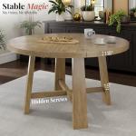 Jocisland 5-Piece Mid-Century Wood Dining Set