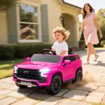 Chevrolet Tahoe Ride On Car for Kids, Pink