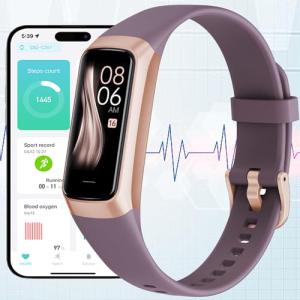 Smart Fitness Tracker Watch with Heart Rate Monitor