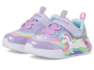 Skechers Kids Unicorn Chaser Sneaker, Lavender/Multi, 8 Toddler