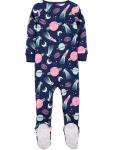Toddler Girls' 3-Pack Cotton Footed Pajamas