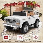 Ford F-150 24V Kids Ride-On Car - White