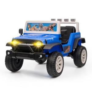 Jurassic 12V Kids Ride-On Car with Lights