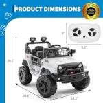 Hetoy 12V Kids Electric Ride-On Truck