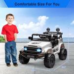 Garvee 12V Remote Control Kids Ride On Truck