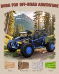 Kids 36V Electric UTV, 2-Seater Off-Road Car