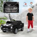 Ford Shelby GT 350 Kids Ride-On Car, Black