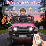 Blissride 24V Kids Power Wheels Jeep with Remote