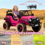Blissride 24V Kids Power Wheels Jeep with Remote