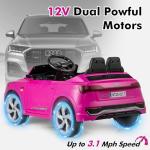 Audi SQ8 Ride-On Car for Kids - Pink