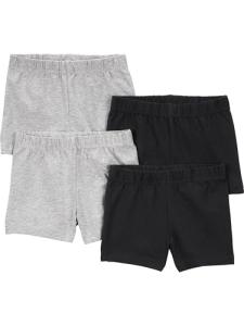 Carter's Girls' 4-Pack Tumble Shorts Set