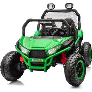 Hikiddo 24V Kids 4WD Electric UTV - Green