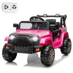 Winado 12V Kids Electric Ride-On Truck - Pink