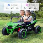 Hikiddo 24V Kids 4WD Electric UTV - Green