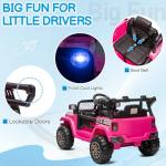 Winado 12V Kids Electric Ride-On Truck - Pink