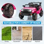 Winado 12V Kids Electric Ride-On Truck - Pink