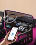 Outfunny 2-Seater Hot Pink Electric Car for Kids