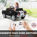 Ford Shelby GT 350 Kids Ride-On Car, Black