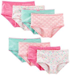 Carter's Girls' 8-Pack Underwear - Colorful Prints