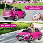 Audi SQ8 Ride-On Car for Kids - Pink